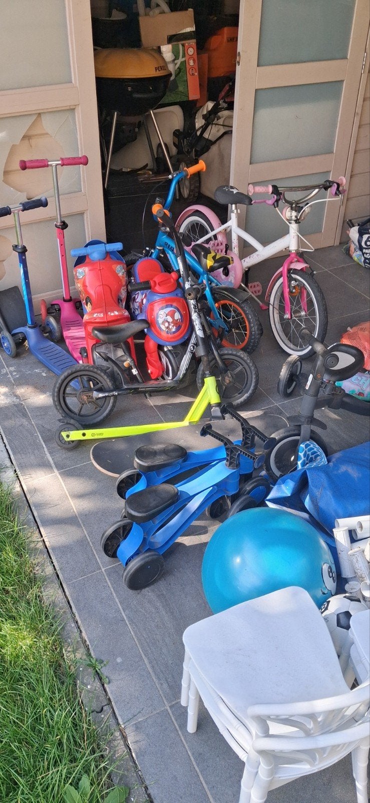 kinderfiets en steps, Fietsen en Brommers, Ophalen, Gebruikt