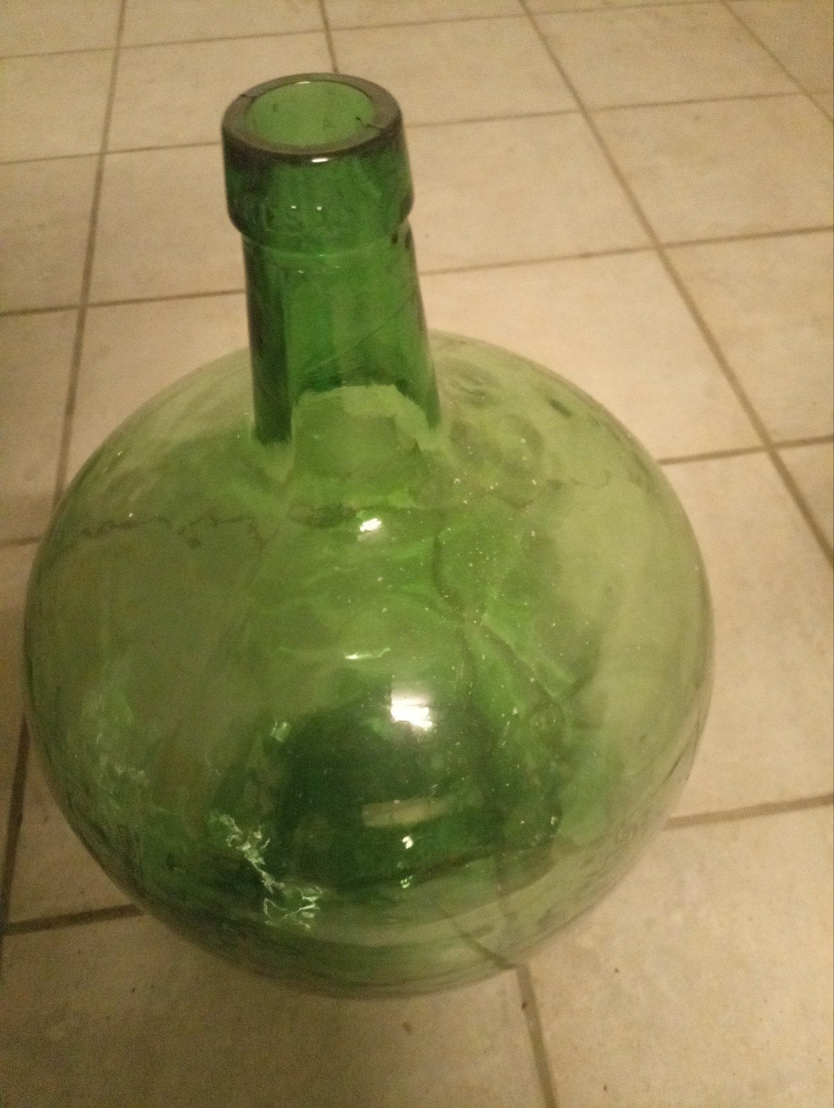 gisting fles, Jardin & Terrasse, Vases de jardin, Enlèvement ou Envoi, Utilisé