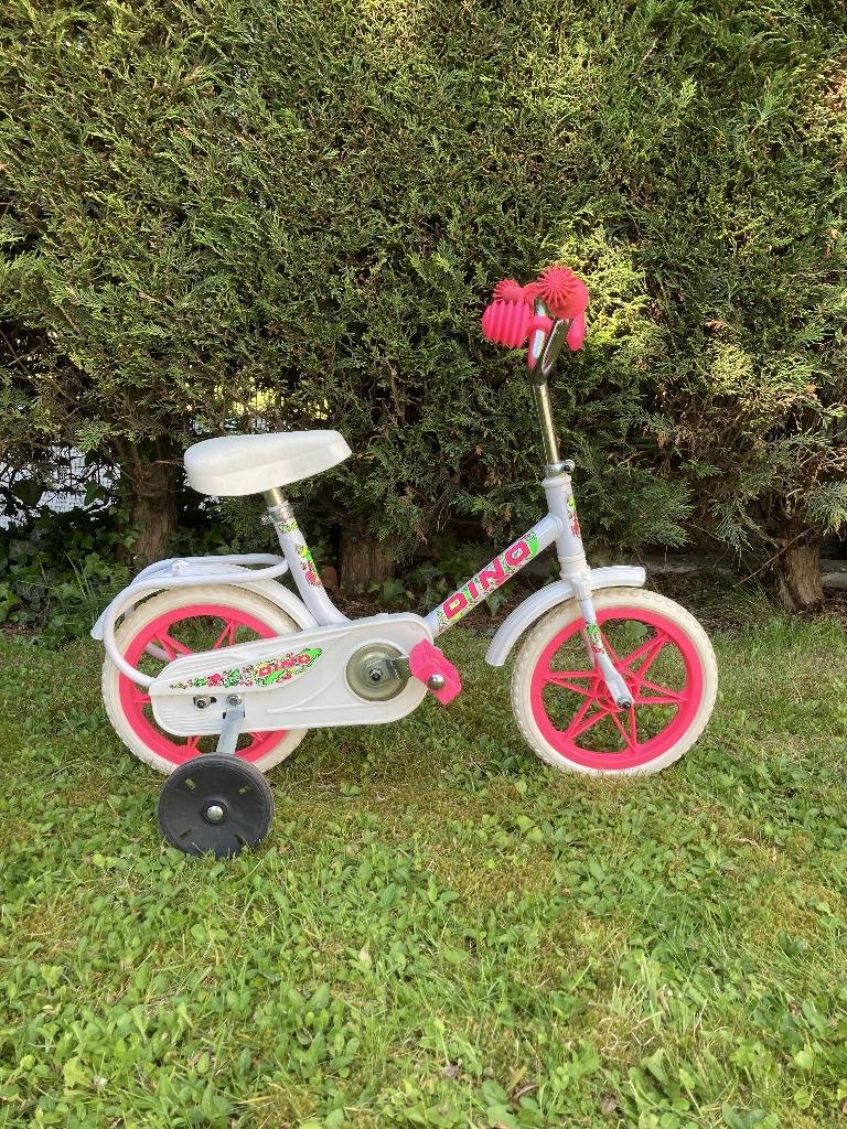 Vélo enfant premier âge avec stabilisateurs, Ophalen, Gebruikt, Zijwieltjes
