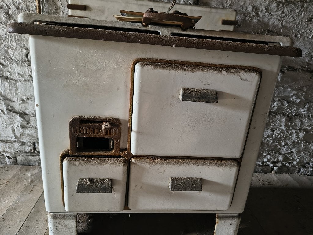 oud ijzer, Nestor Martin stoof + LFB kachel, Doe-het-zelf en Bouw, Metalen, Ophalen, Gebruikt, IJzer