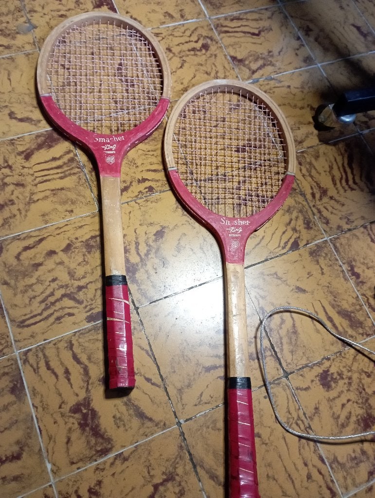 Ancienne raquette badminton SMASHET, Sports & Fitness, Enlèvement, Utilisé, Raquette(s)