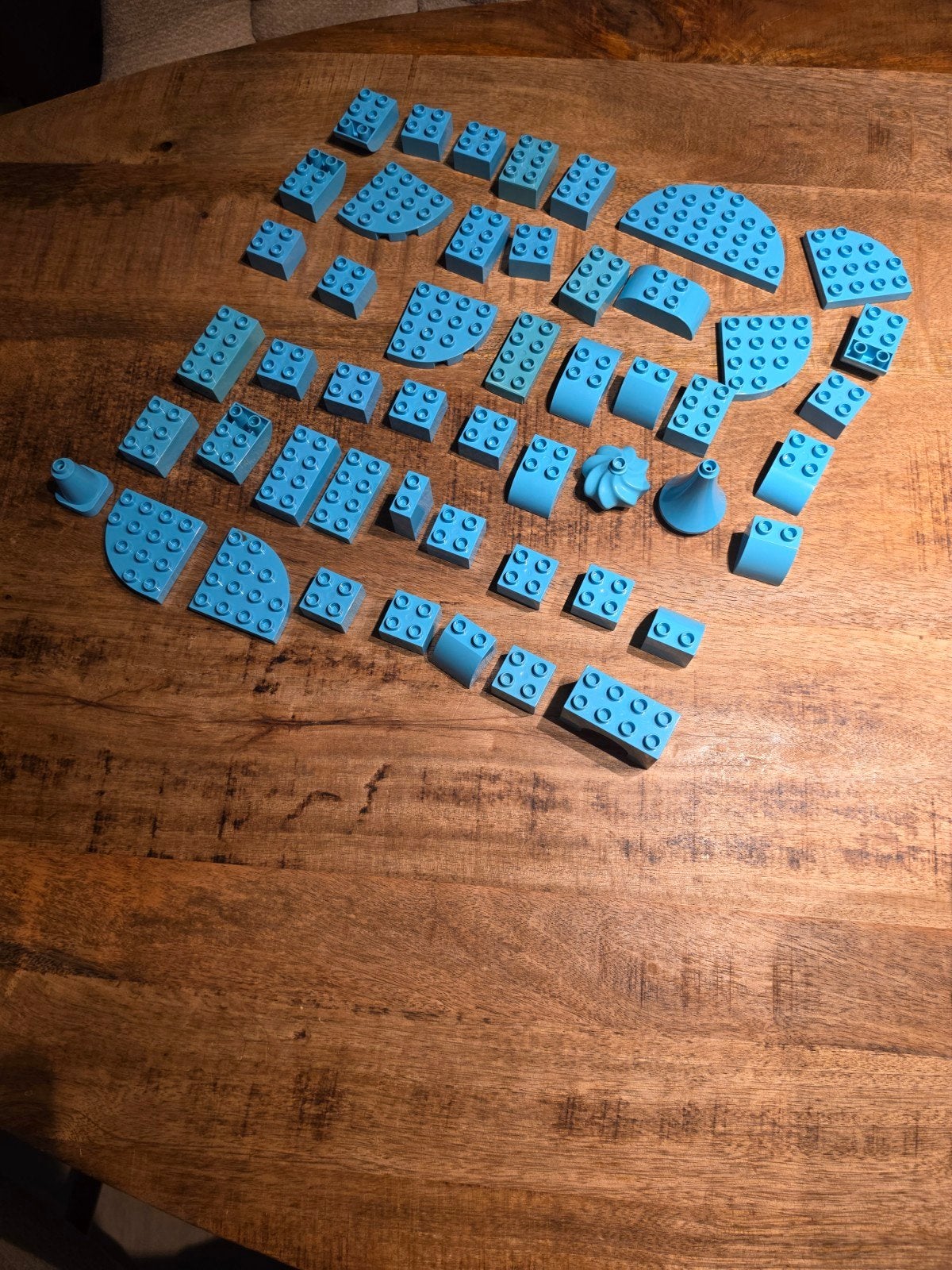 50 licht blauwe lego duplo blokken, Ophalen of Verzenden, Duplo