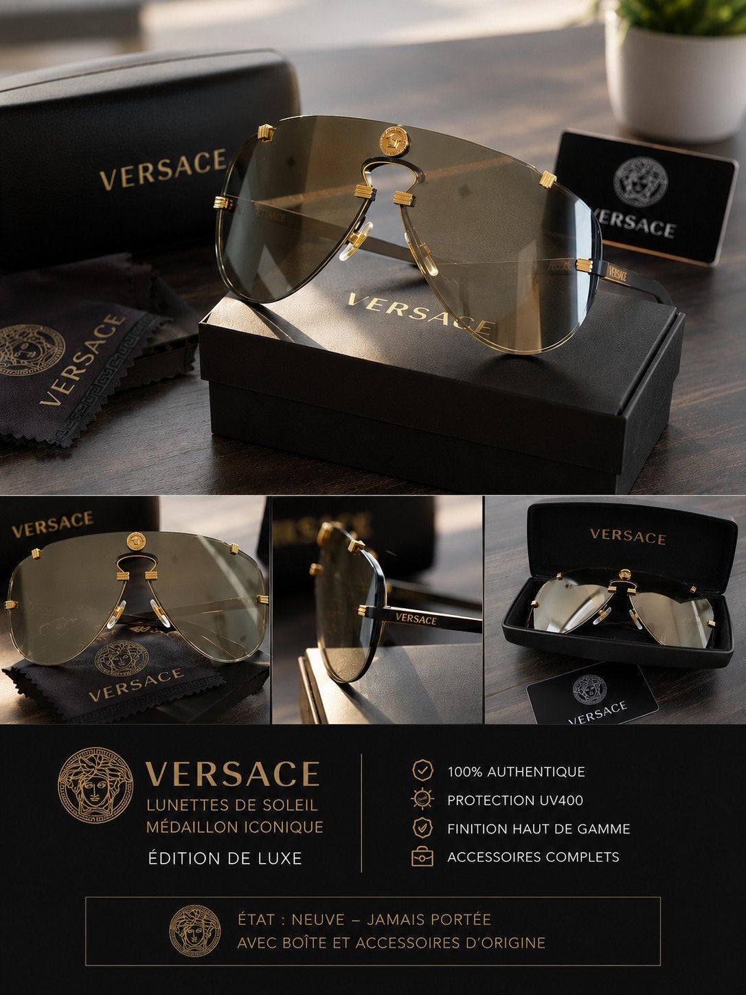 Lunette Versace Neuve, Bril