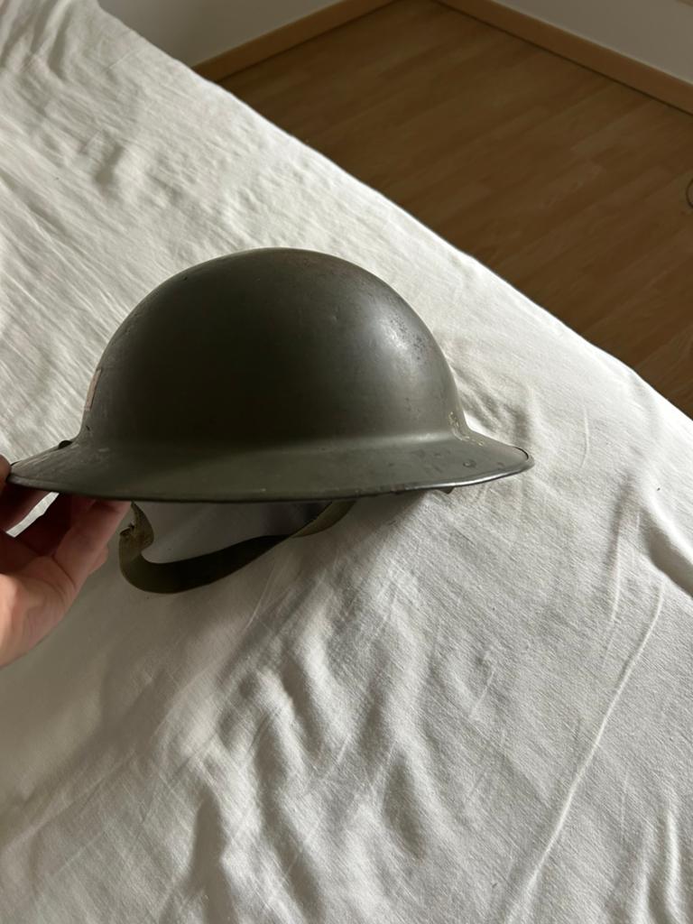 Casque M49 belge 1952, Collections, Enlèvement ou Envoi, Armée de terre, Casque ou Béret