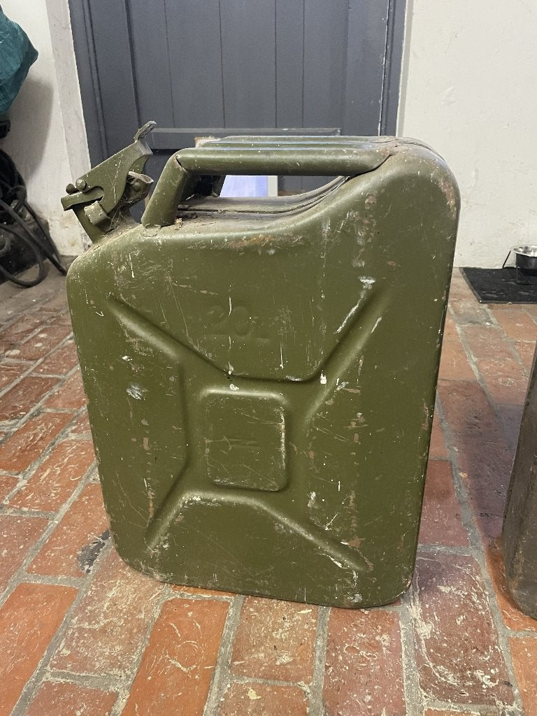 Oude metalen jerrycans, Ophalen, Overige typen