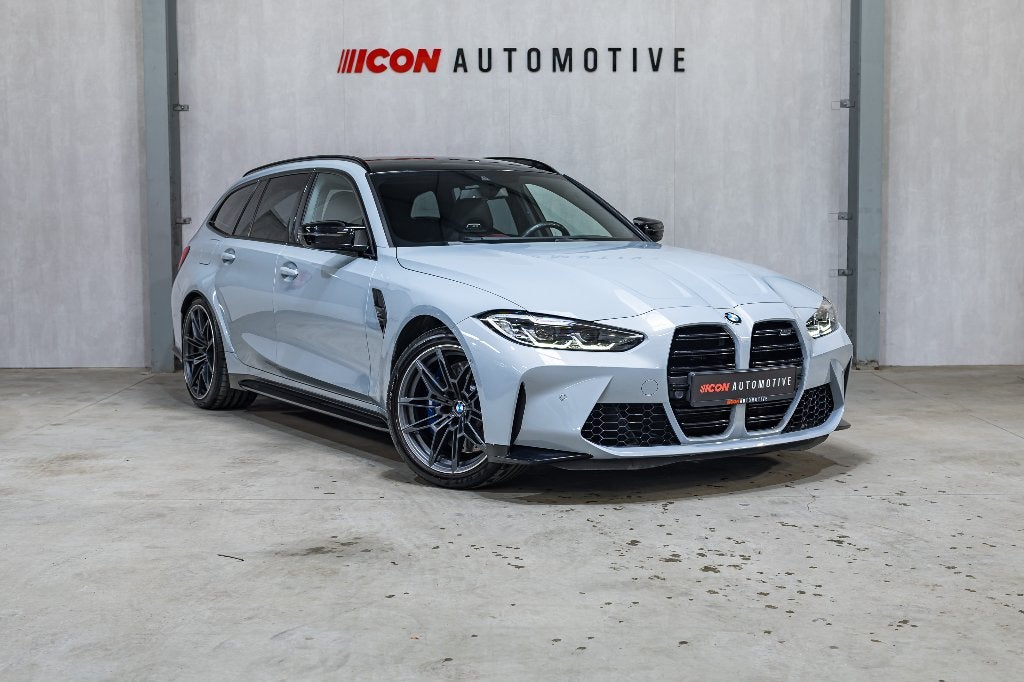 BMW G81 M3 TOURING - 100% BTW | LICHTE VRACHT | 510PK COMP, Autos, BMW, Cuir, Argent ou Gris, Achat, 375 kW