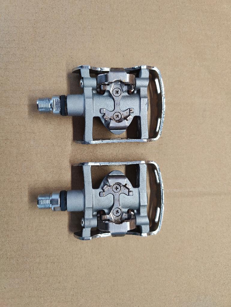 Pédale Shimano M324, Pédalier ou Pédales, Enlèvement, Utilisé, Aluminium