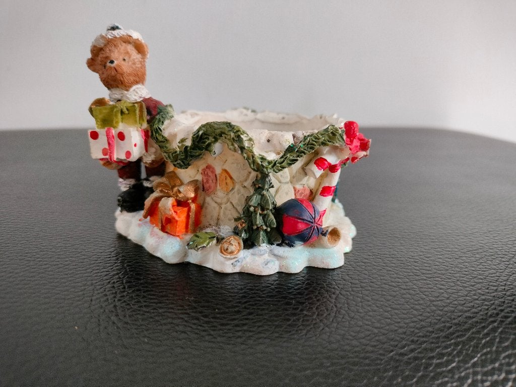Photophore de Noël, également adapté aux bougies épaisses, Enlèvement ou Envoi, Comme neuf