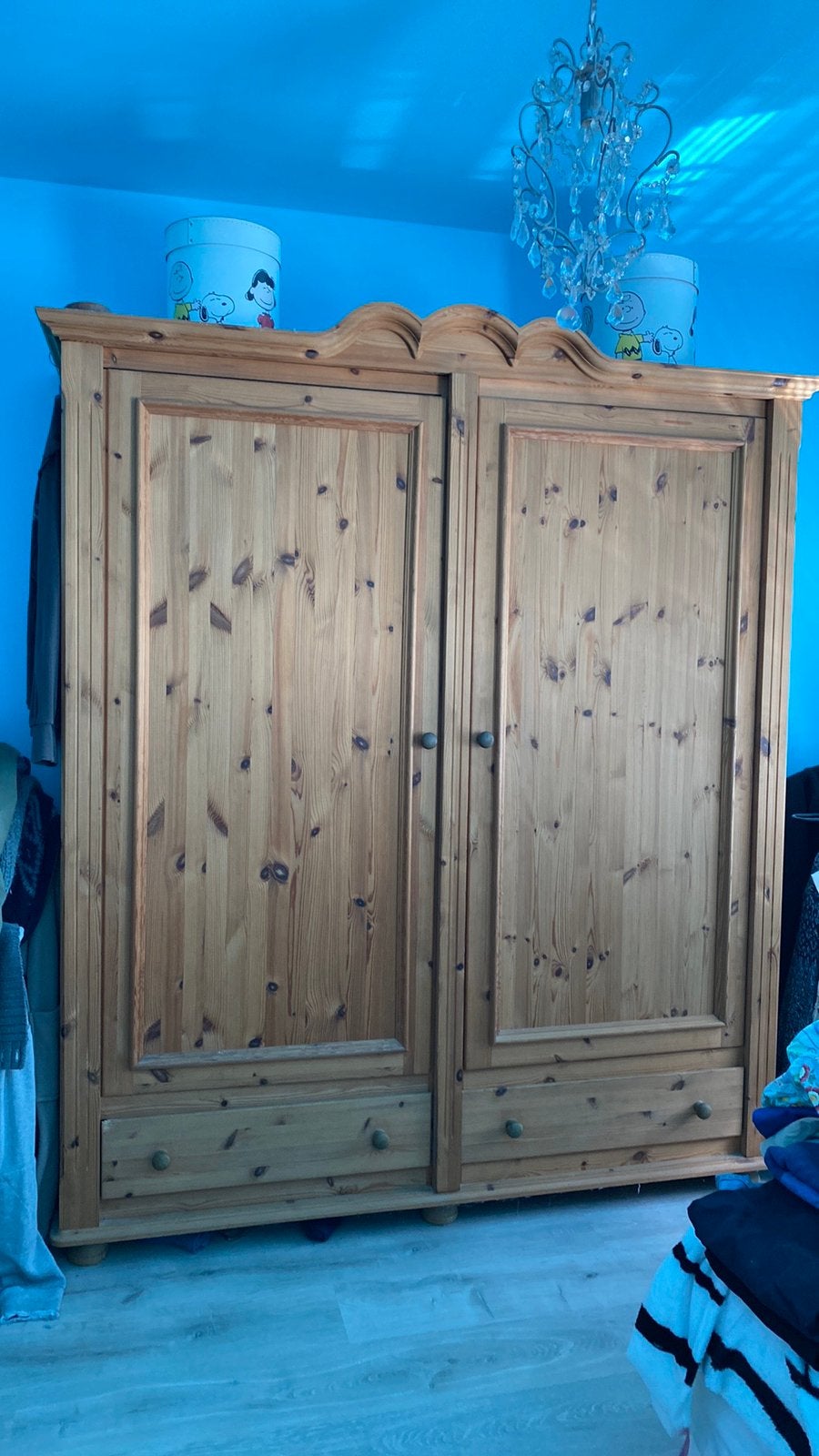 Mooie hall kast of kast voor in de woonkamer in oud grenen, Ophalen