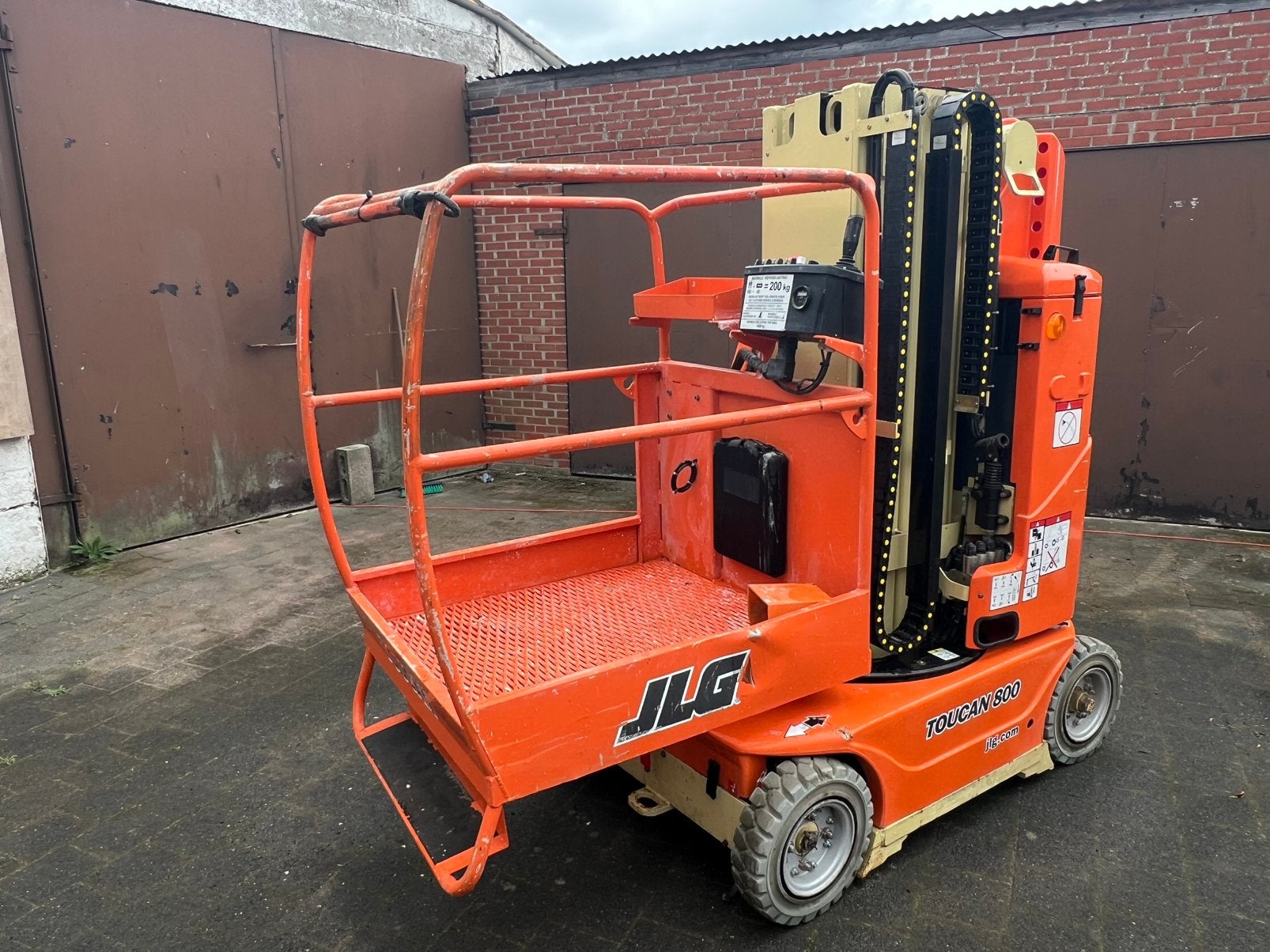 JLG toucan 800a met slechts 163 werkuren, Enlèvement