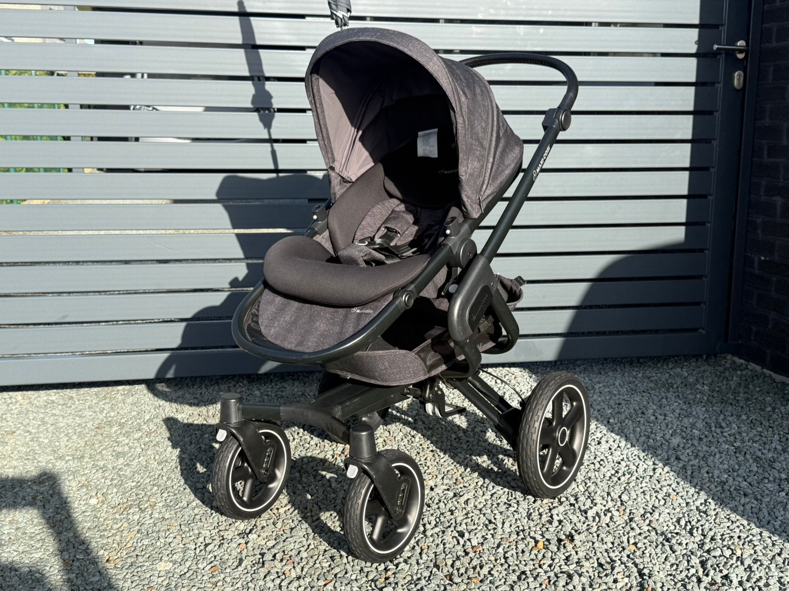 Kinderwagen Maxi Cosi 3in1zwart-grijs, Kinderen en Baby's, Zo goed als nieuw, Met autostoeltje, Maxi-Cosi, Ophalen
