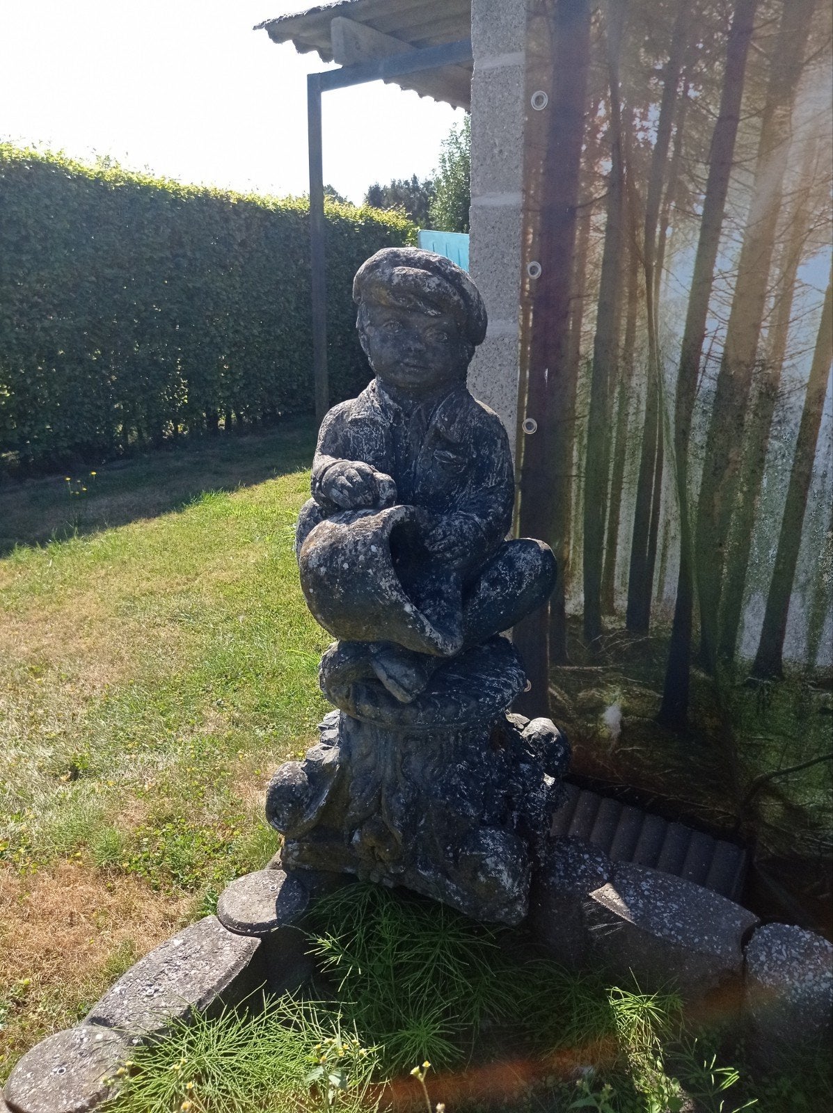 Tuinbeelden, Enlèvement, Utilisé, Béton, Nain de jardin