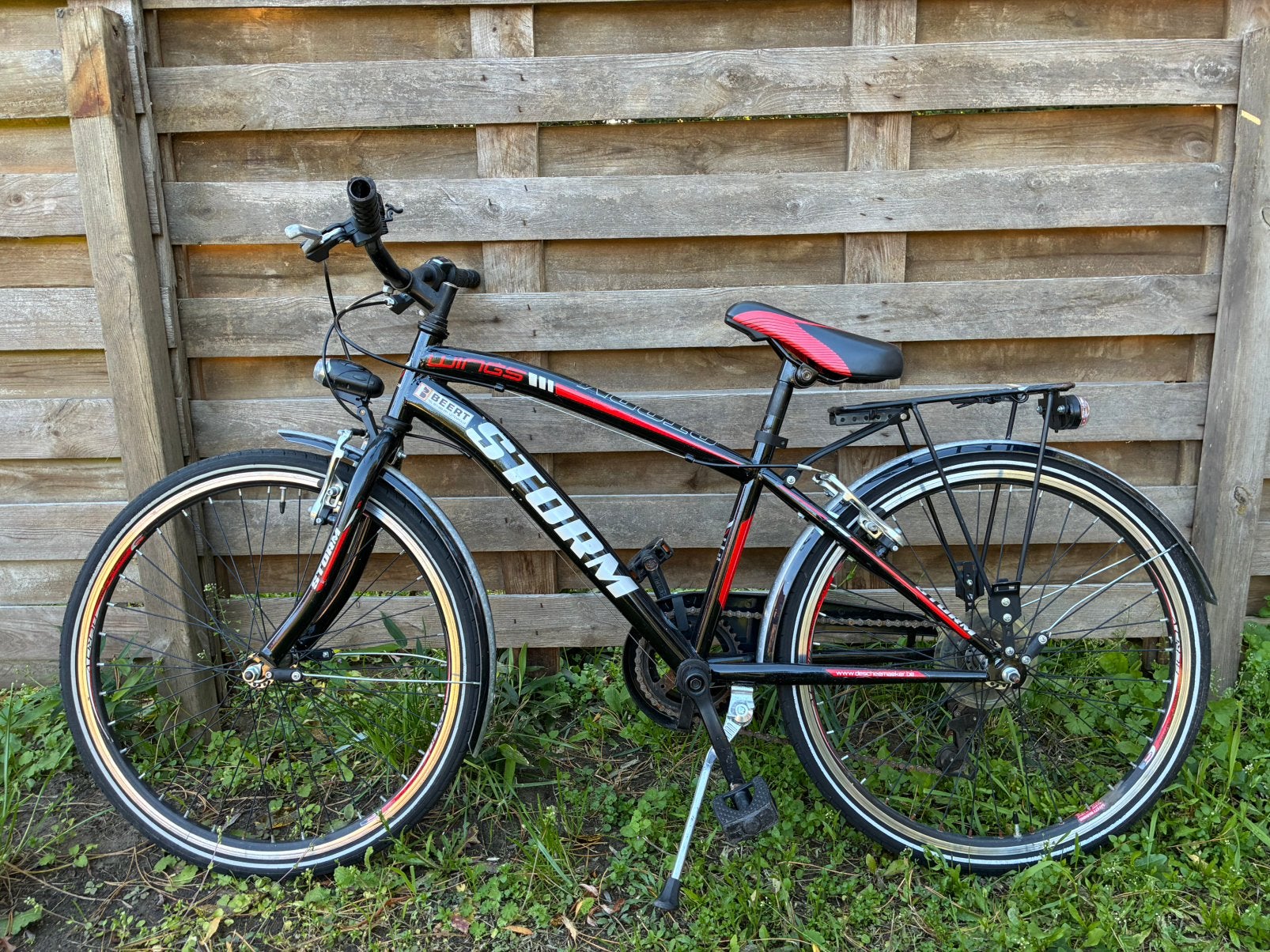 Jongensfiets Storm, Vélos & Vélomoteurs, Vitesses, Frein sur jante, Utilisé, Enlèvement