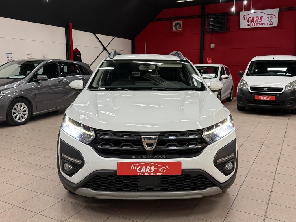 Sandero Stepway 1.0 TCe Stepway Plus**NAVIGATIE**, Auto's, Voorwielaandrijving, Stof, 67 kW, Wit