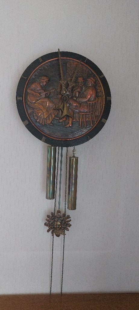 antieke hangklok, Antiek en Kunst, Ophalen