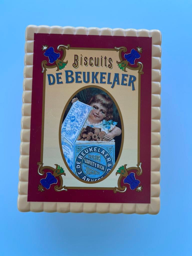 Vintage De Beukelaer koeken/brooddoos ongebruint, Verzamelen, Ophalen, Zo goed als nieuw
