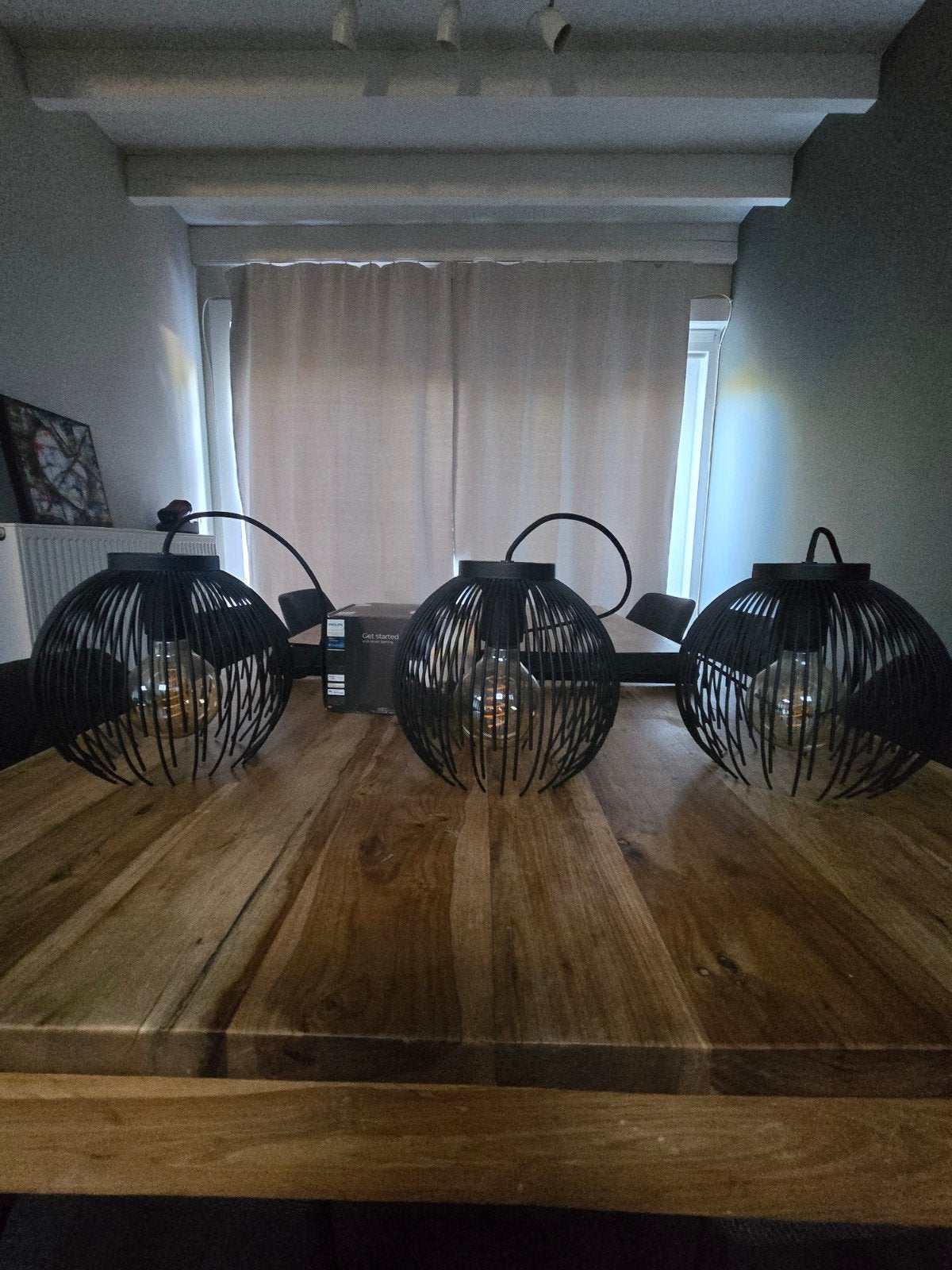 hanglamp, Ophalen of Verzenden, Philips, Metaal, Hanglamp