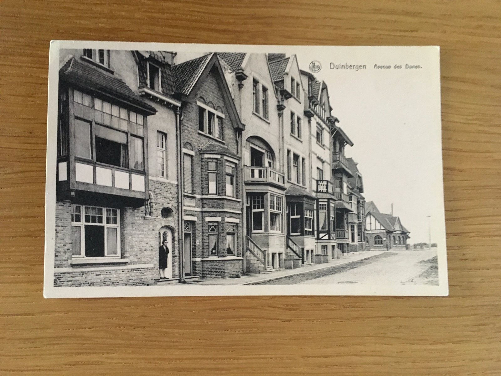 Oude postkaart Duinbergen, Verzenden, Ongelopen