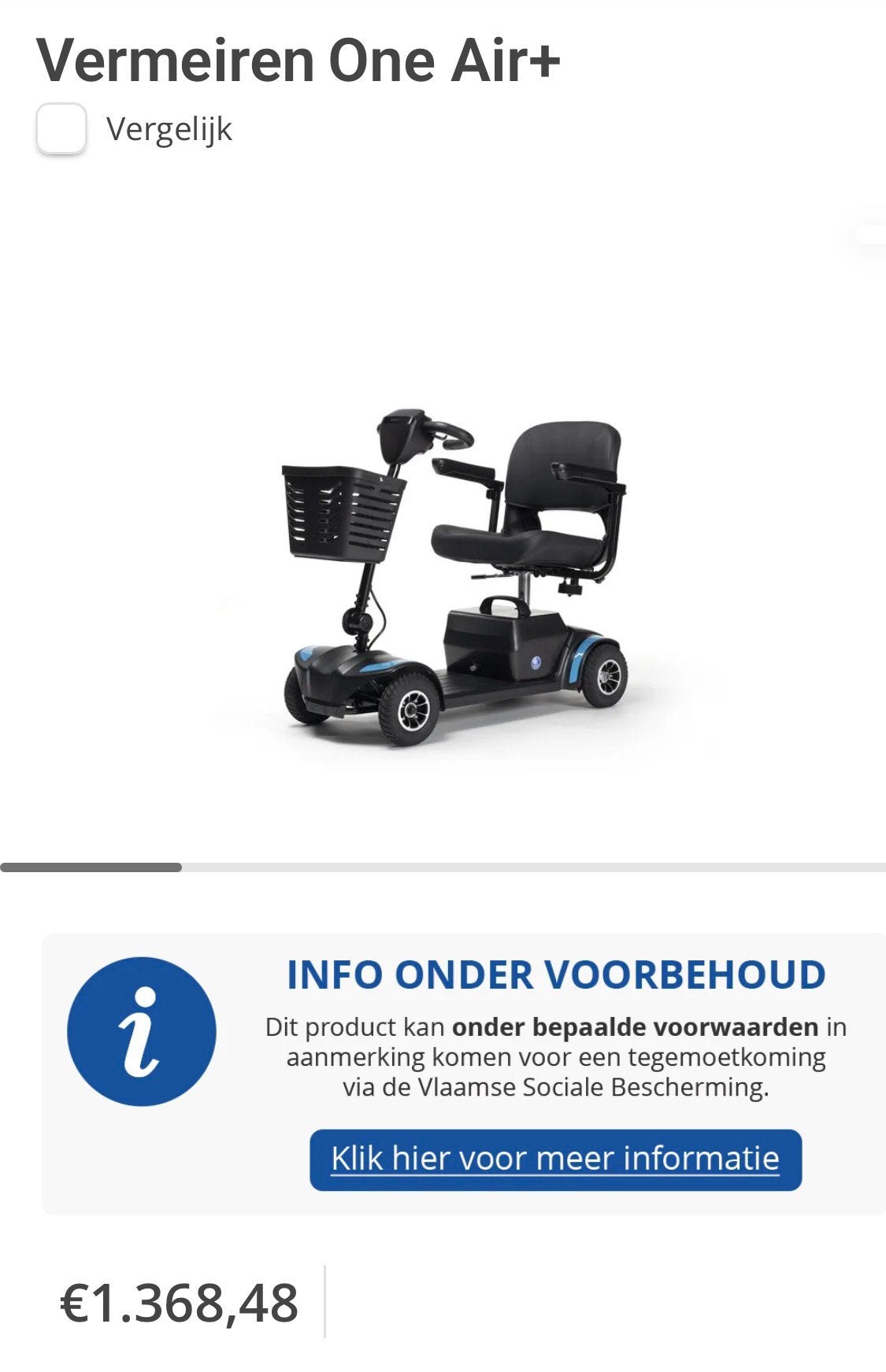 Scootermobiel, Diversen, Ophalen, Zo goed als nieuw