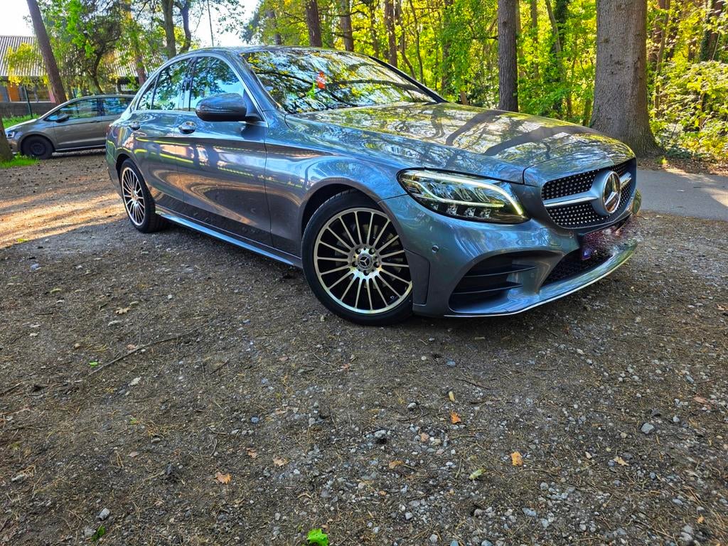 Mercedes C200d AMG Line Facelift 2019. Lees beschrijving., Auto's, Mercedes-Benz, Automaat, Lichtsensor, Leder, 5 deurs