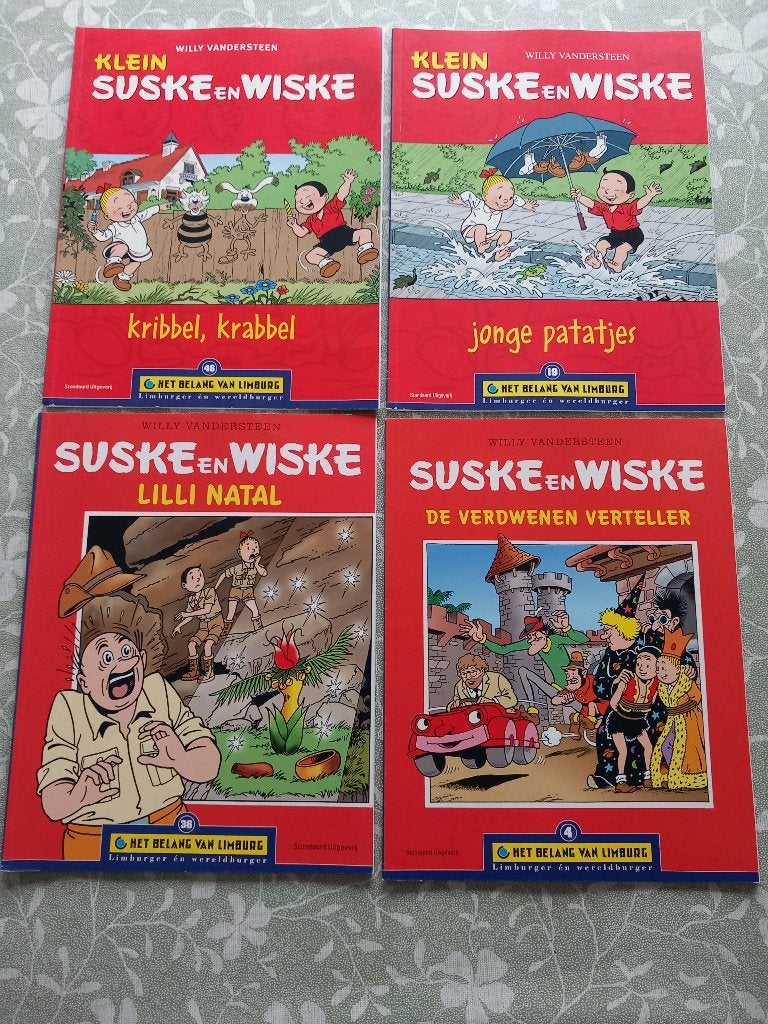 4 x Suske + Wiske strips ( Nieuw ), Meerdere stripboeken, Ophalen, Nieuw, Willy vandersteen