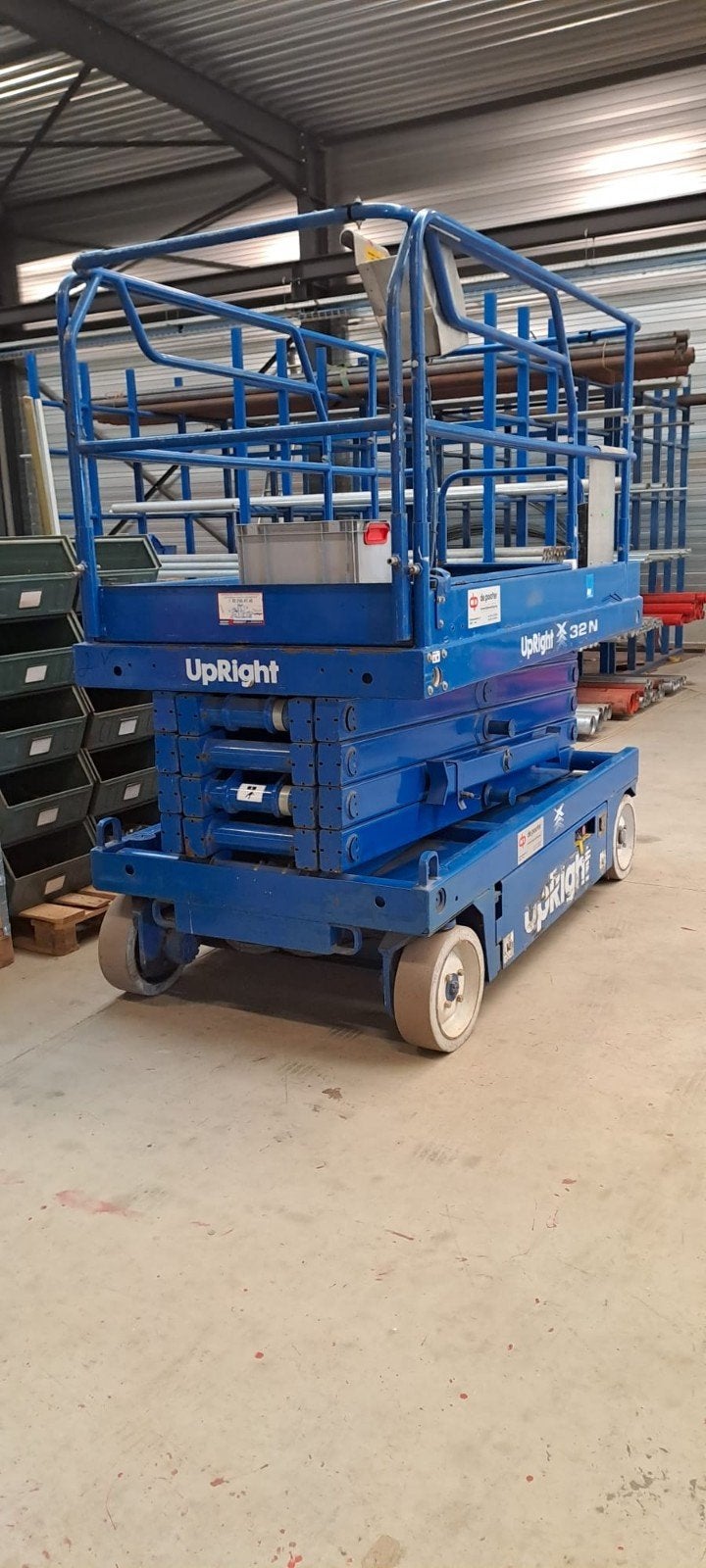 Schaarlift Upright X32N, Ophalen