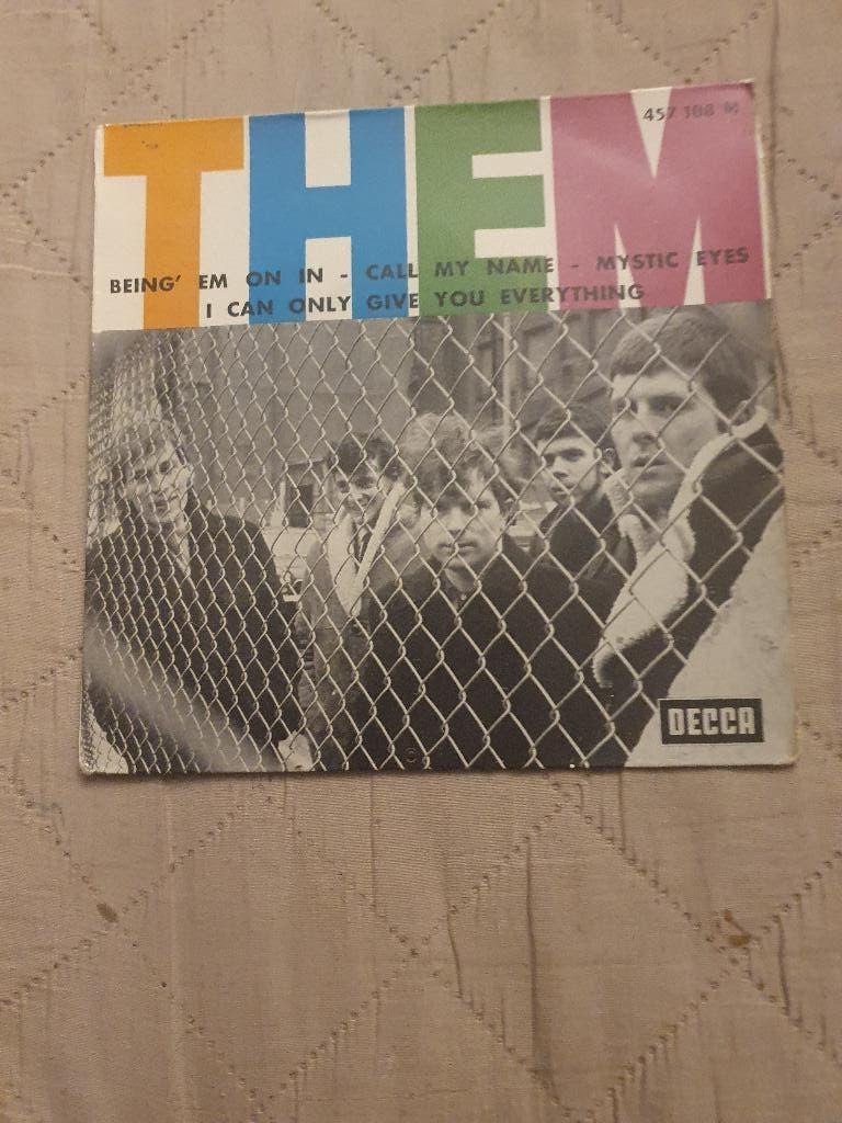 S - Them – Being' Em On In - 1966, CD & DVD, Vinyles Singles, Enlèvement ou Envoi, Comme neuf, Jazz et Blues