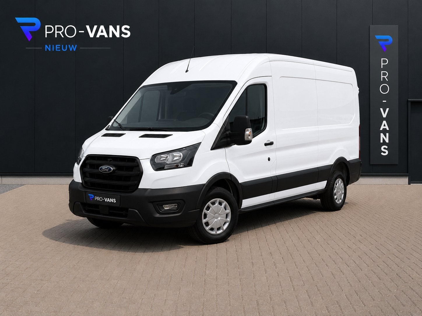 Ford Transit L3H2 130 PK MT6 TREND| Airco| CC| Sensoren, Voorwielaandrijving, Stof, 1995 cc, 4 cilinders