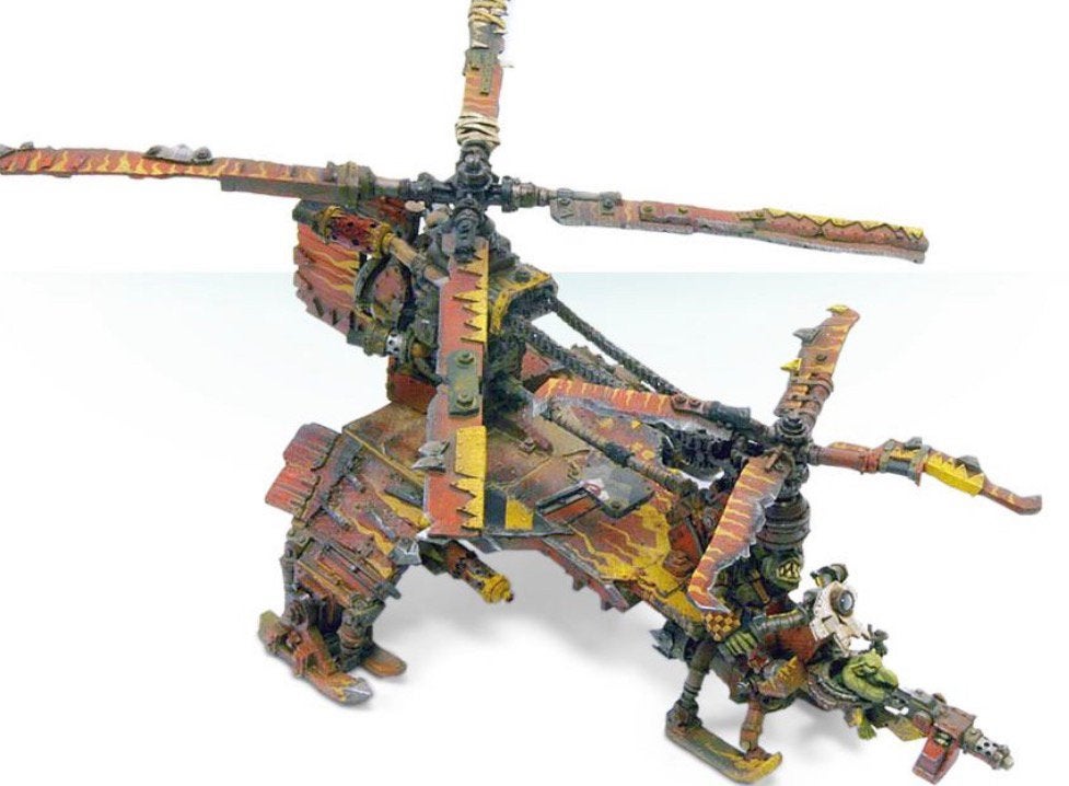 Chinork warkopta warhammer 40k ork, Hobby en Vrije tijd, Ophalen of Verzenden, Zo goed als nieuw, Warhammer