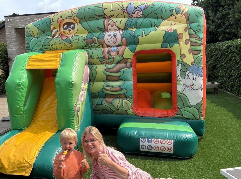 Springkasteel multifun te koop, Enlèvement ou Envoi, Utilisé