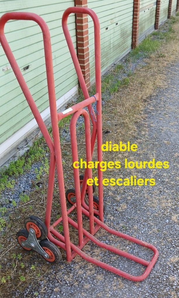 Diable charges lourdes, Bricolage & Construction, Enlèvement, Comme neuf, Diable