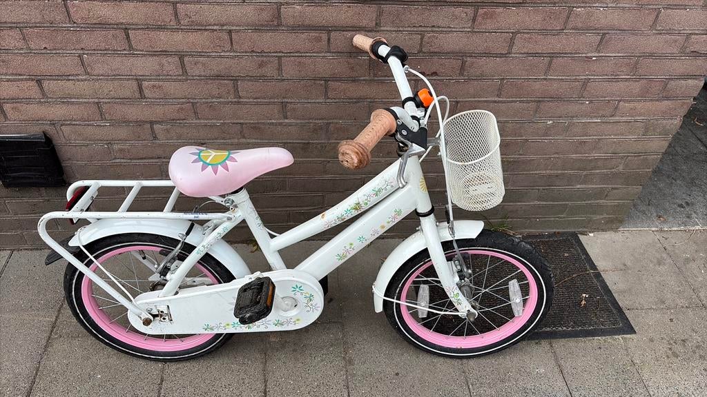 Kinderfiets meisje, Fietsen en Brommers, Fietsen | Kinderfietsjes, Ophalen, Gebruikt, Minder dan 16 inch