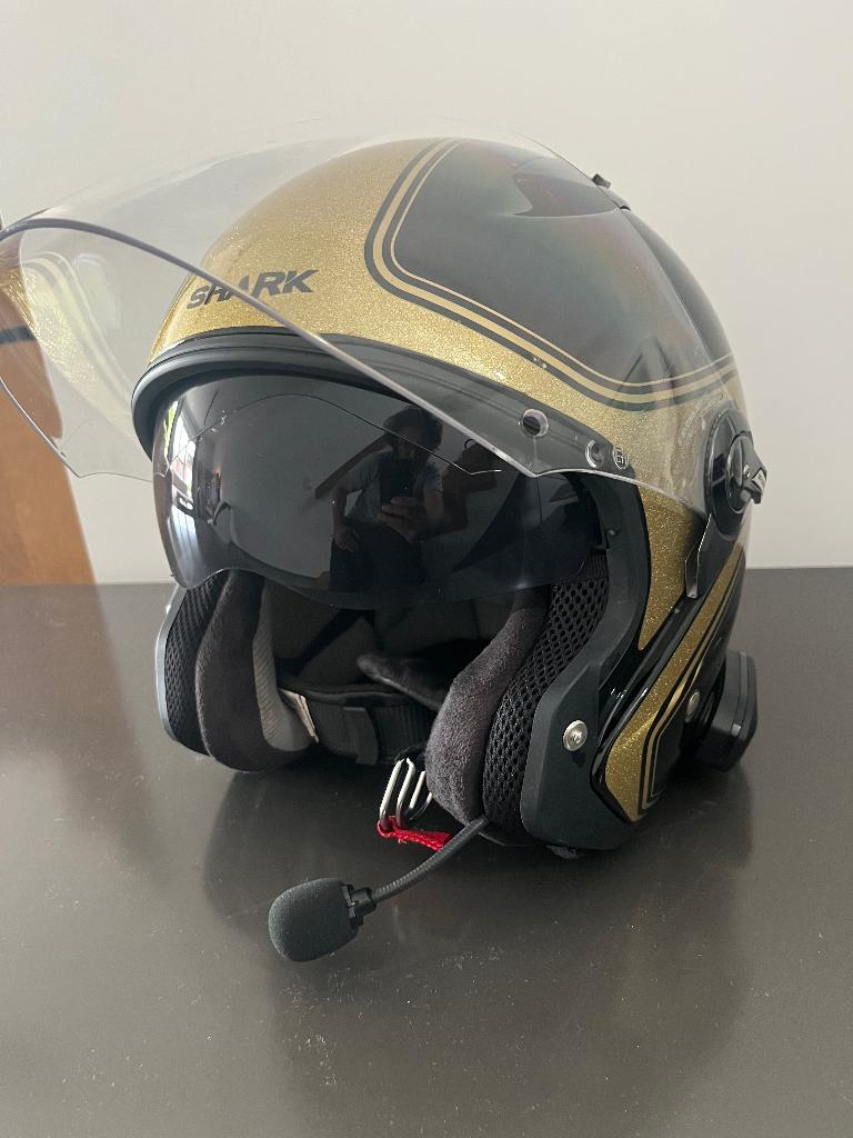 Casque jet Shark audio, Seconde main, Casque jet, Shark, Enlèvement