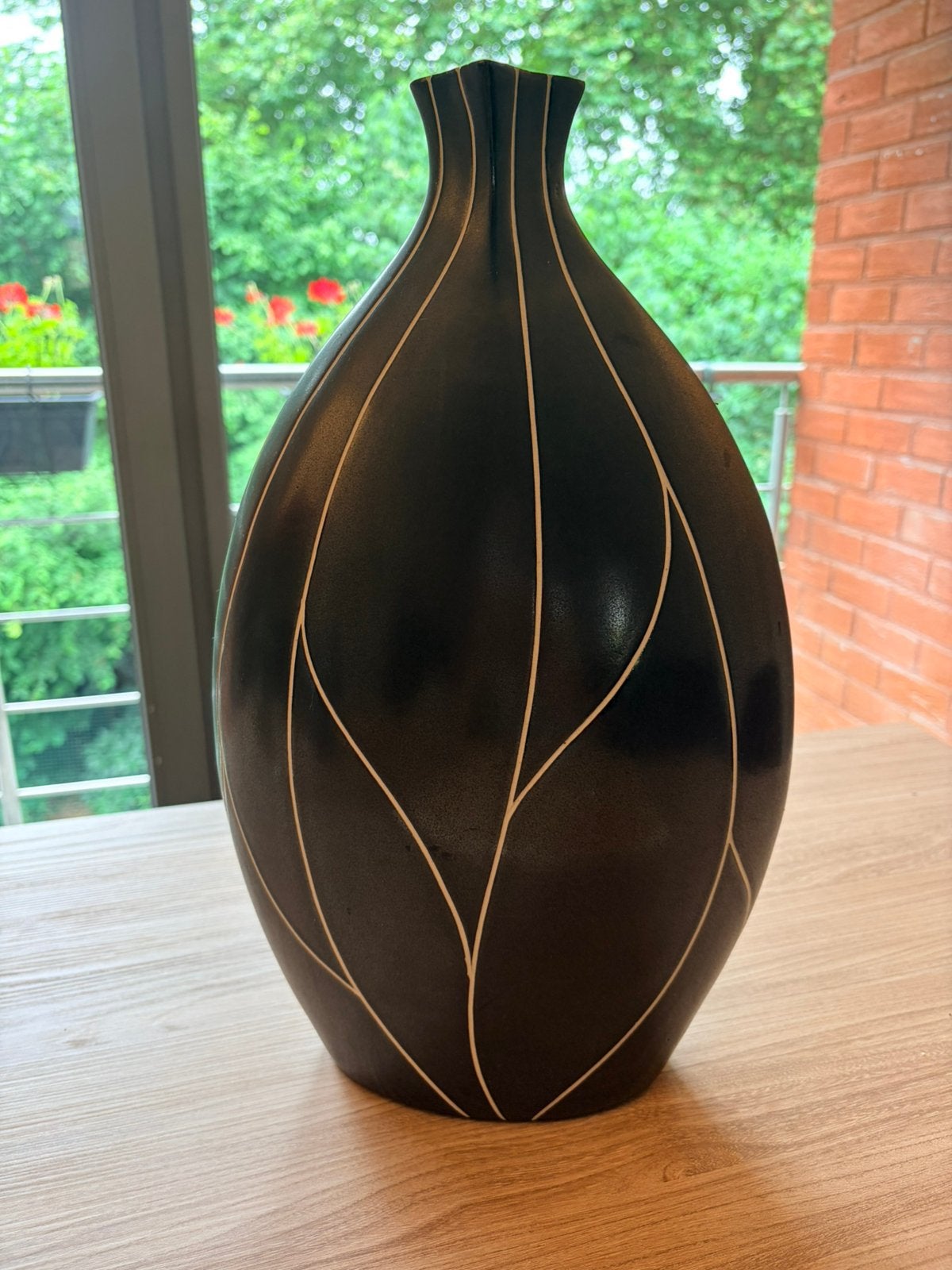 Vase gris, Maison & Meubles, Accessoires pour la Maison | Vases, Enlèvement, Comme neuf, Gris