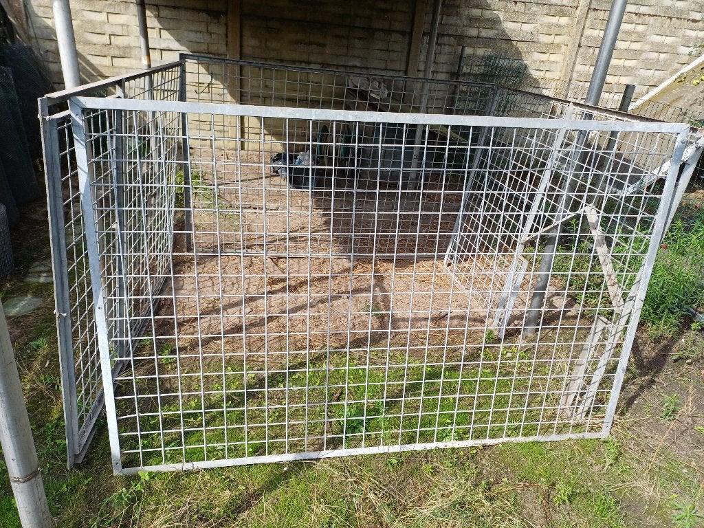 Gegalvaniseerde hondenren/hondenhok, Ophalen, 100 cm of meer, Hondenhok, 110 cm of meer