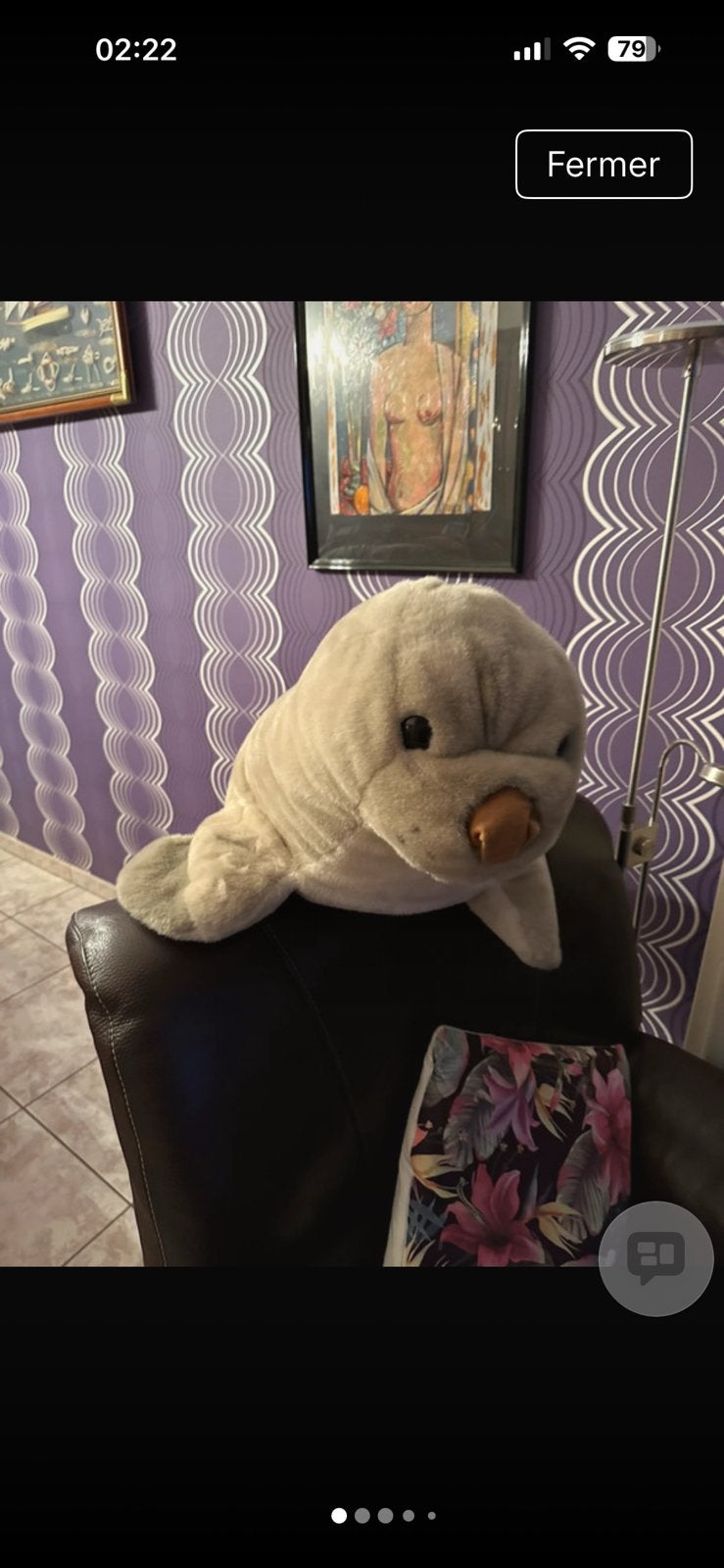 Peluche phoque, Enlèvement ou Envoi, Comme neuf