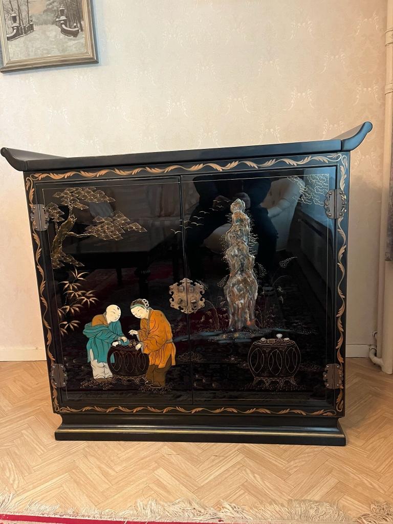 Chineze meubelset: barkast, salontafel en bijzettafeltje, Huis en Inrichting, Ophalen, Zo goed als nieuw