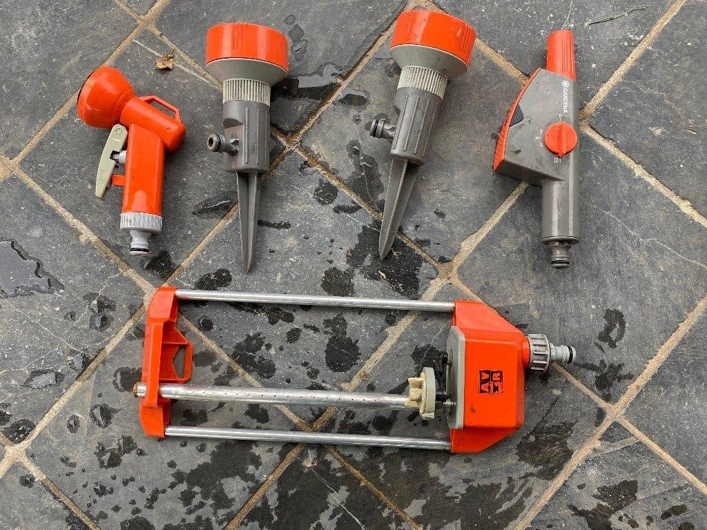 Set Gardena tuinsproeiers, Tuin en Terras, Ophalen, Gebruikt