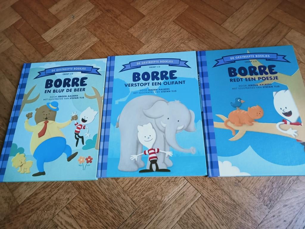 Borre boekjes de gestreepte broekjes., Ophalen of Verzenden