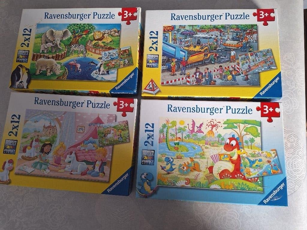 Puzzles ravensburger, Ophalen, 10 tot 50 stukjes, Zo goed als nieuw, 2 tot 4 jaar