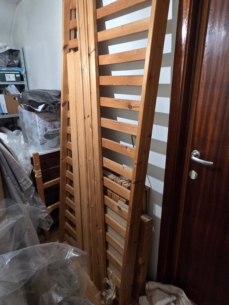 IKEA - GUTVIK | Stapelbed hout | 80x200, Ophalen, Gebruikt, Stapelbed