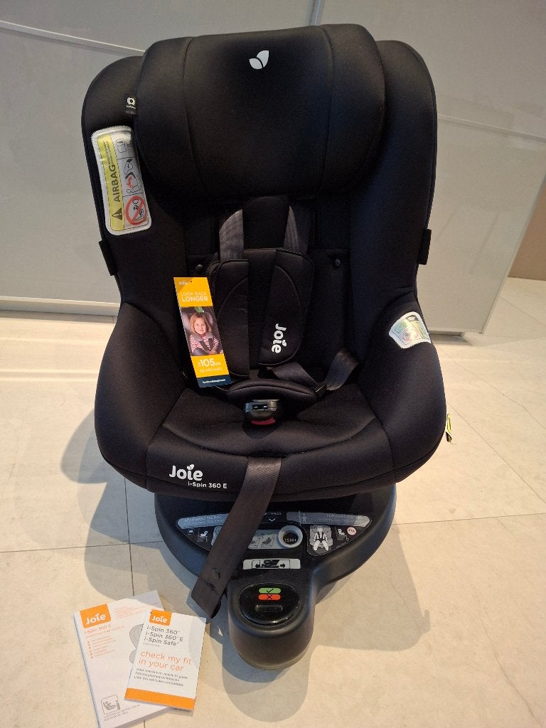 Autostoel Joie i-Spin 360 E - Uitstekende staat, 0 t/m 18 kg, Verstelbare rugleuning, Zo goed als nieuw, Isofix