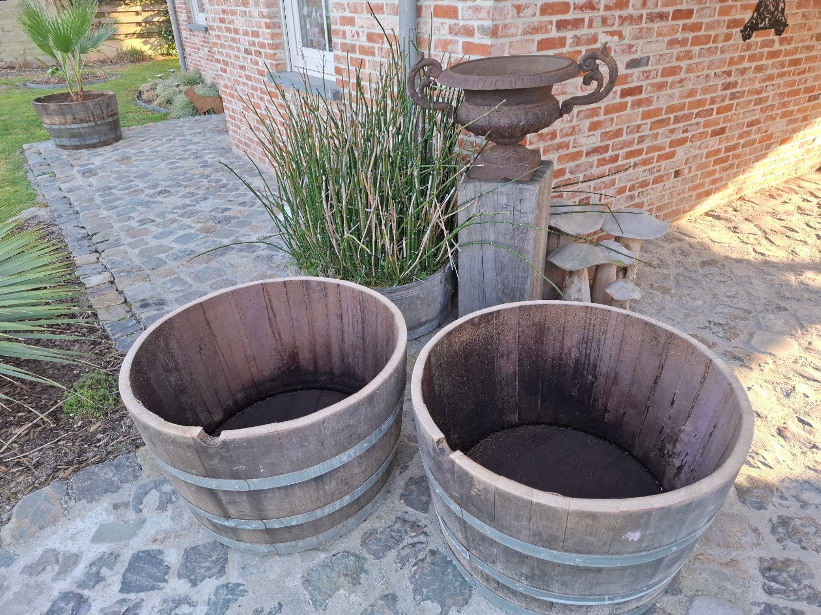 Grandes jardinières en chêne de 50 cm x 77 cm ! Qualité en 3, Enlèvement