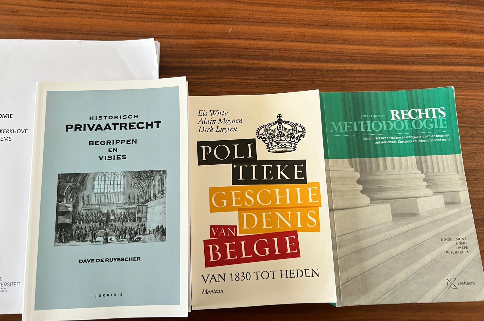 Vub-Rechten boeken, Ophalen, Gelezen, Overige vakken