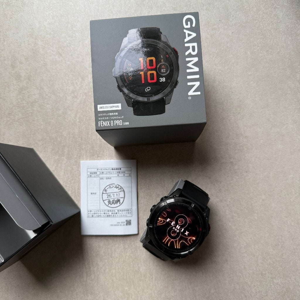Garmin Fenix 8 Pro 51mm AMOLED zwart – zo goed als nieuw, Bijoux, Sacs & Beauté, Montres de sport, Étanche, Enlèvement ou Envoi