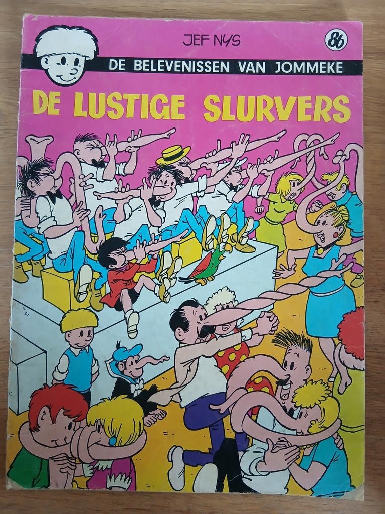 Jommeke nr 86, Boeken, Ophalen