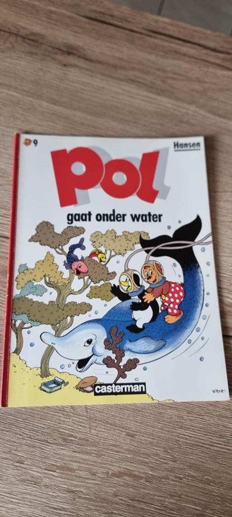 Strip Pol - 9 Pol gaat onder water, Eén stripboek, Ophalen of Verzenden, Zo goed als nieuw