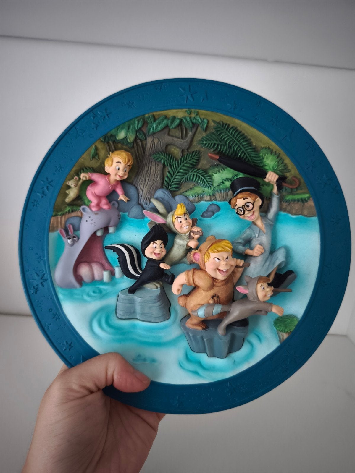 Figurine Disney assiette 3D relief collection Peter Pan, Enlèvement