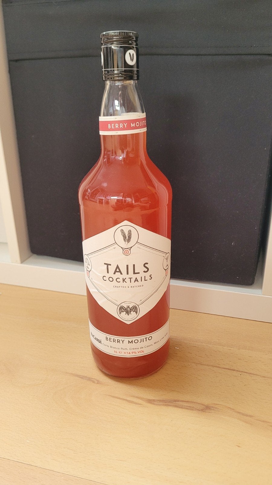 Bacardi Tails Cocktails rum fles verzamelaar Berry Mojito, Ophalen of Verzenden, Vol