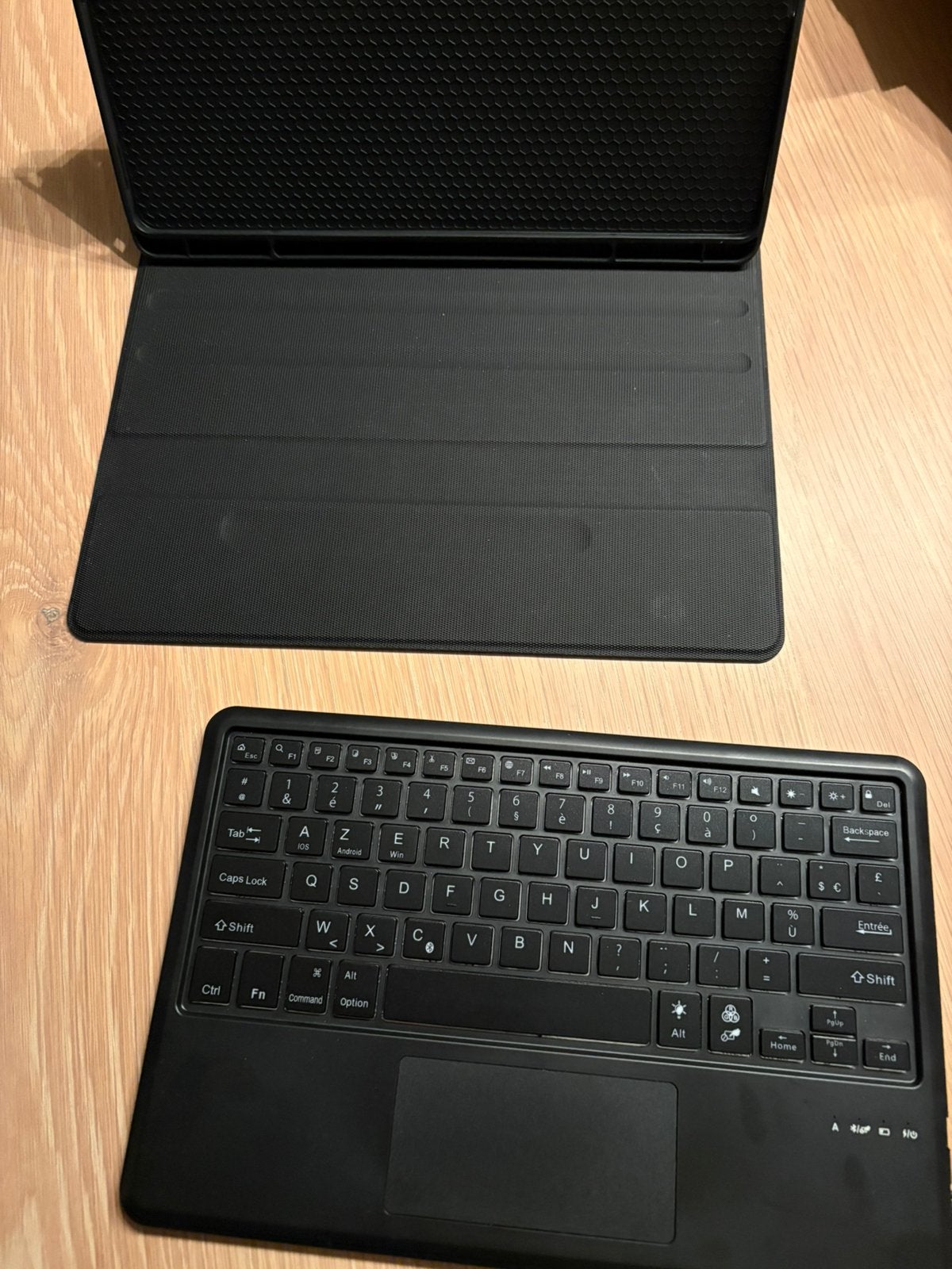 SAMSUNG GALAXY TAB S9 FE+ cover-toetsenbord, Ophalen of Verzenden, Nieuw, TAB S9 FE+, Bescherming voor- en achterkant